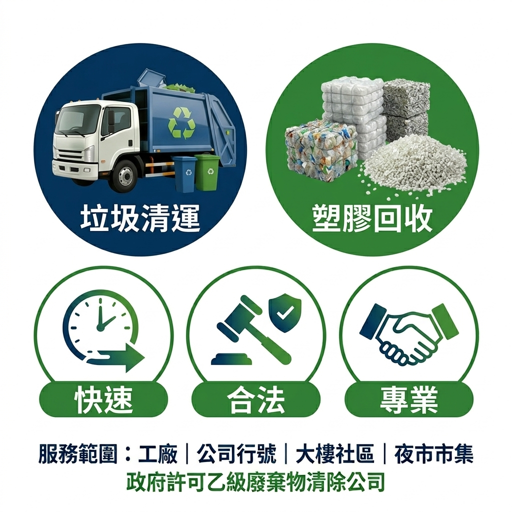 台南專業廢棄物處理與塑膠回收首選：駿林實業社