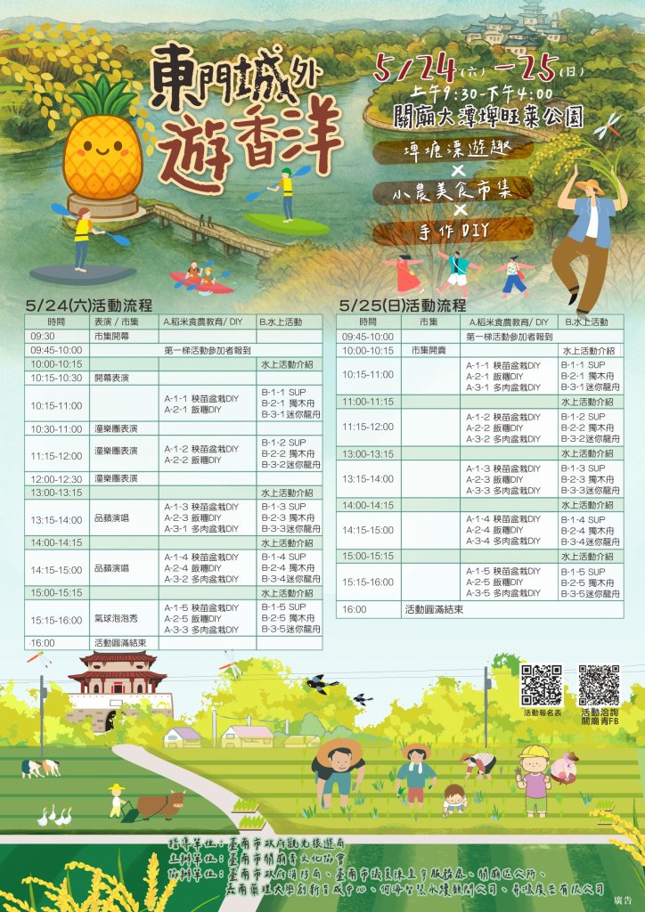 3.6 東門城外遊香洋- 水上活動X美食市集X手作DIY