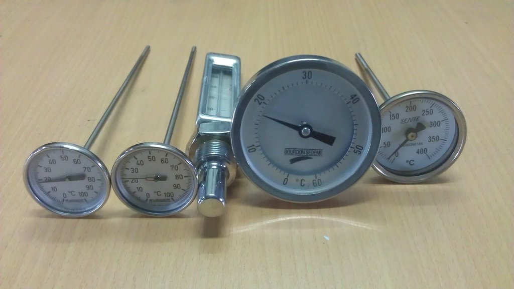 雙金屬與隔測溫度計