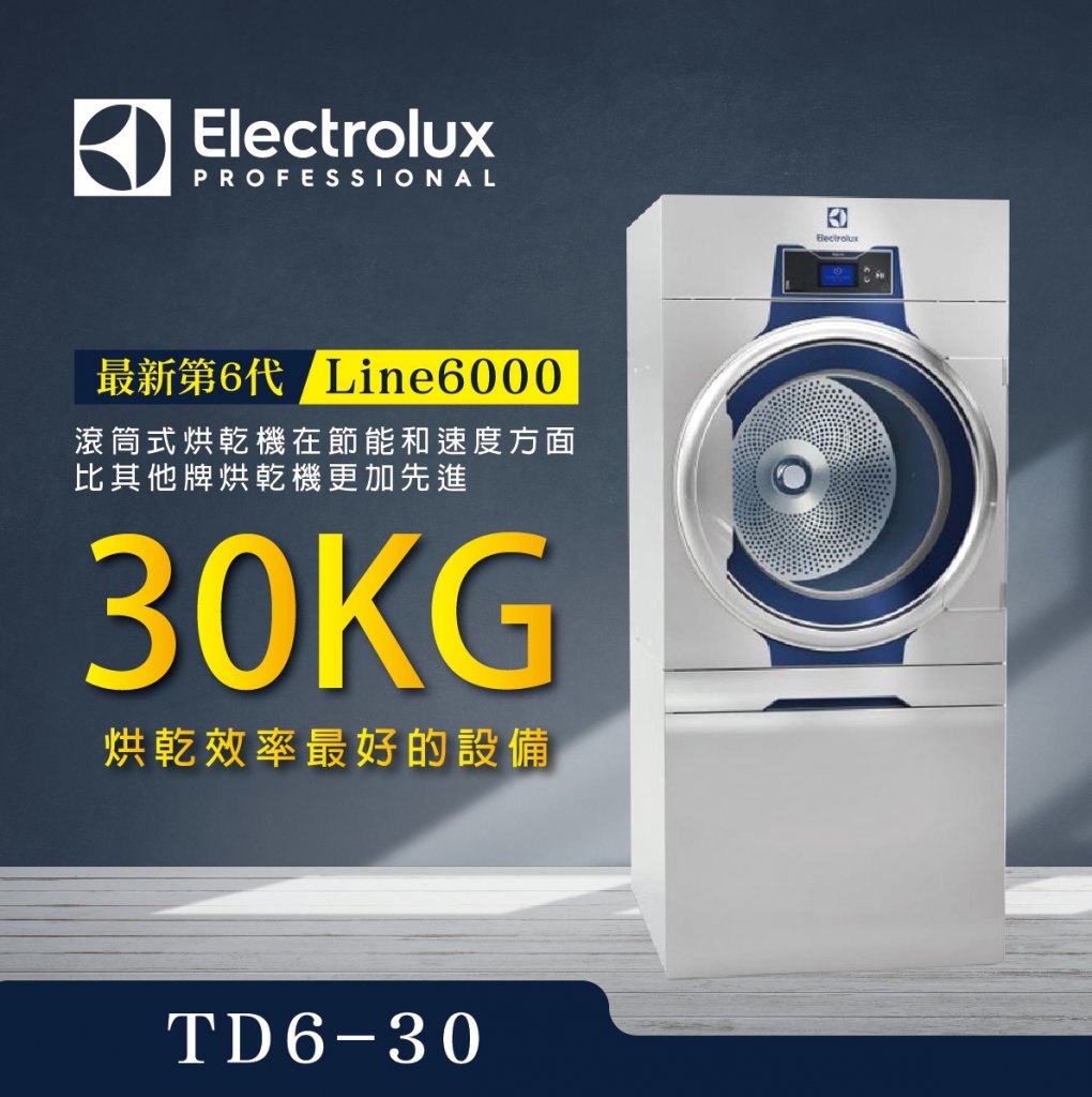  伊萊克斯 商用烘乾機 TD6-30