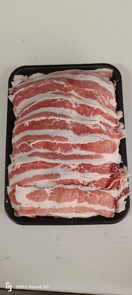 牛五花肉片1000g