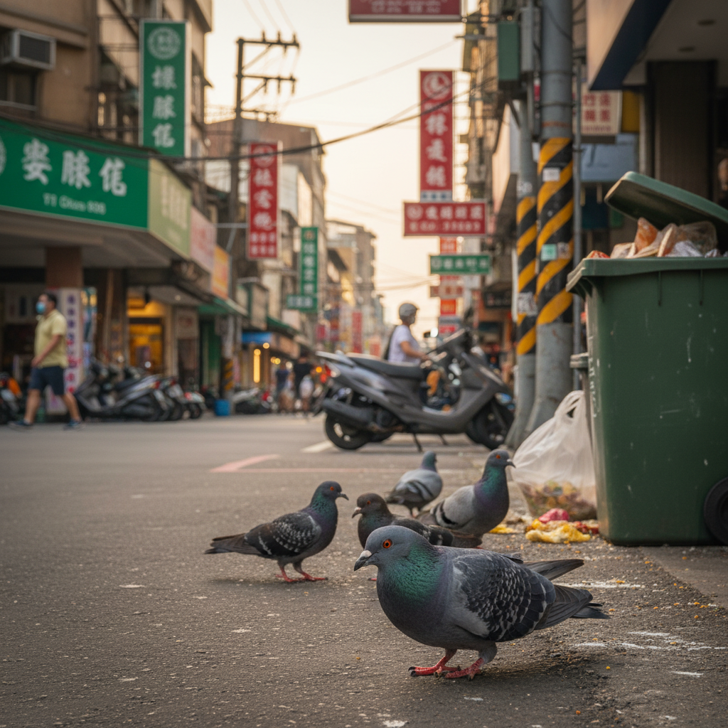 野鴿的影響與防治對策