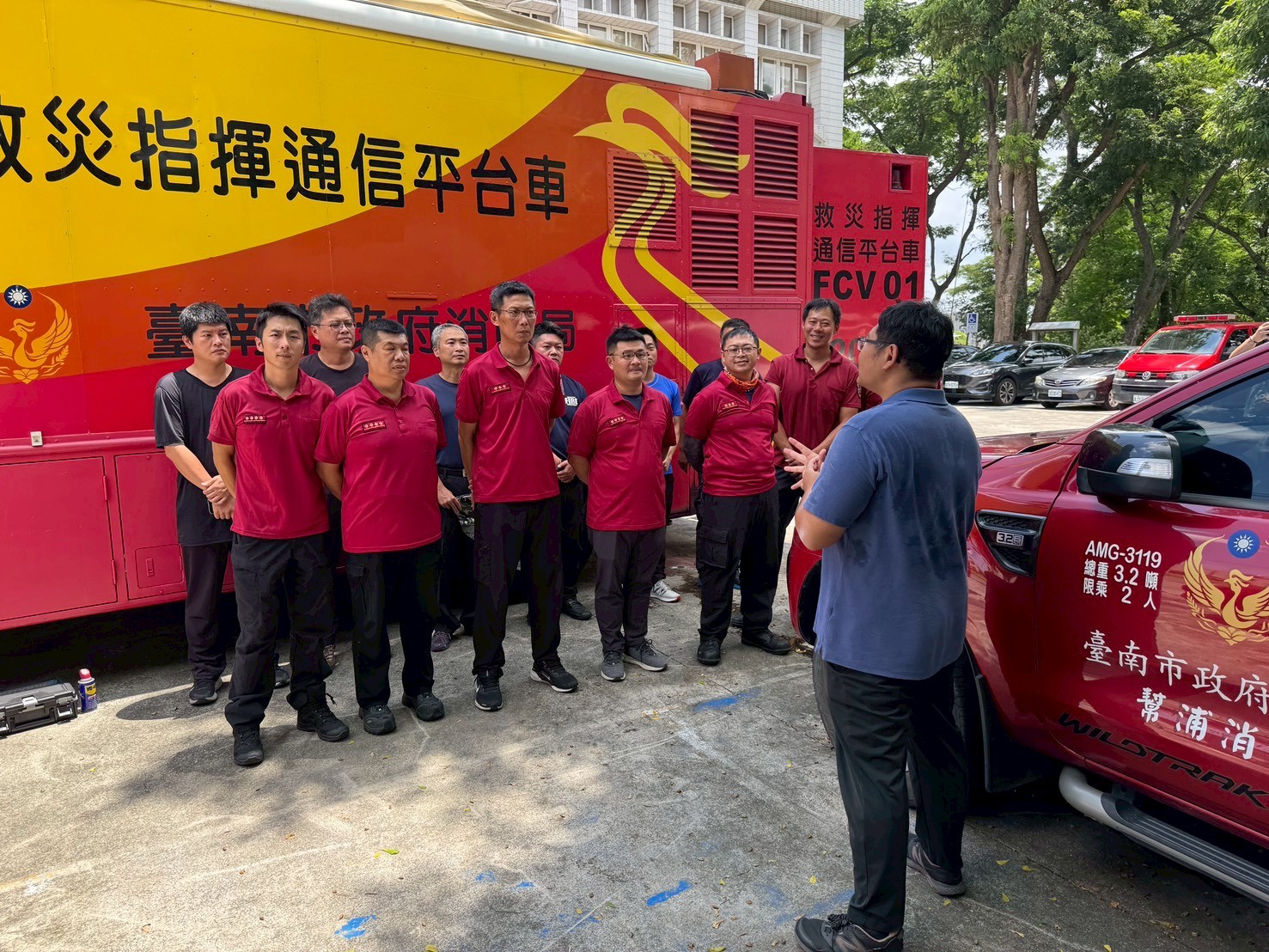 實力角逐展現專業!臺南消防救災指揮通信平臺車操作競賽勇奪第一