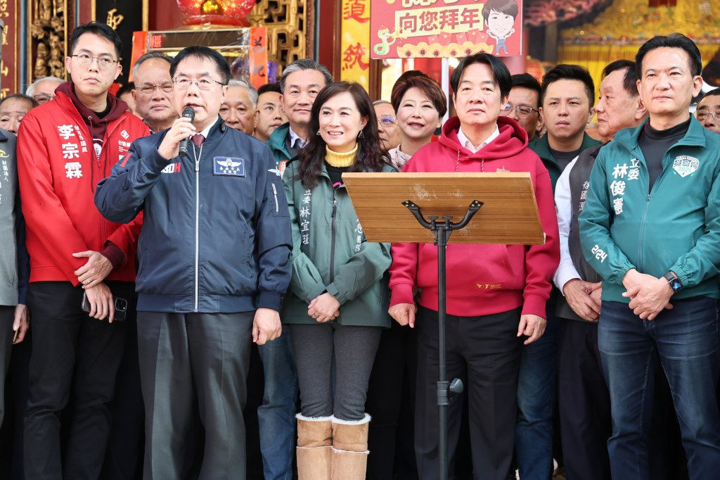 賴清德總統春節蒞臨臺灣首廟天壇 祈福發紅包 祝福國泰民安