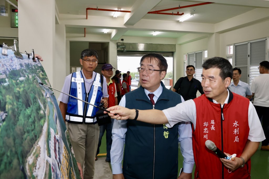嚴防豪大雨  安南區防洪韌性再升級   淵中抽水站增設機組 