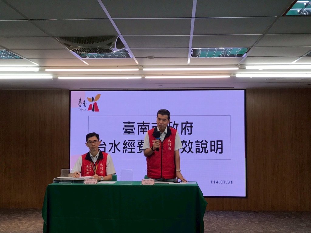 黃偉哲推動治水工程 以有限的治水經費發揮最大的成效