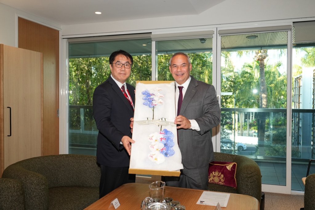 臺南市長黃偉哲率團出訪澳洲 拜會黃金海岸姊妹市泰特市長 深化城市交流情誼