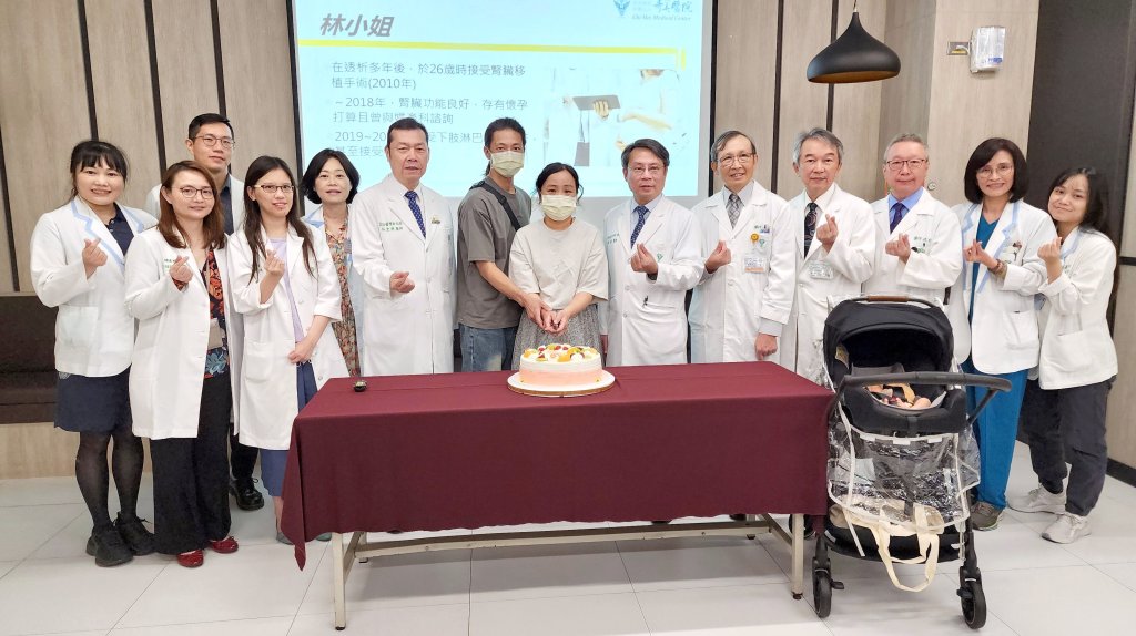  換腎不換夢！奇美醫院39歲腎移植媽  喜迎健康男寶寶