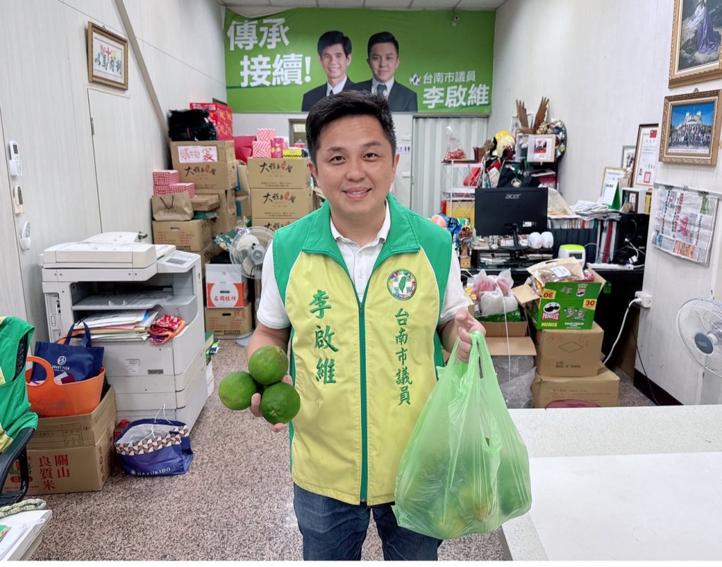 助農暖行動！南市議員李啟維協助東山橘農化解滯銷危機