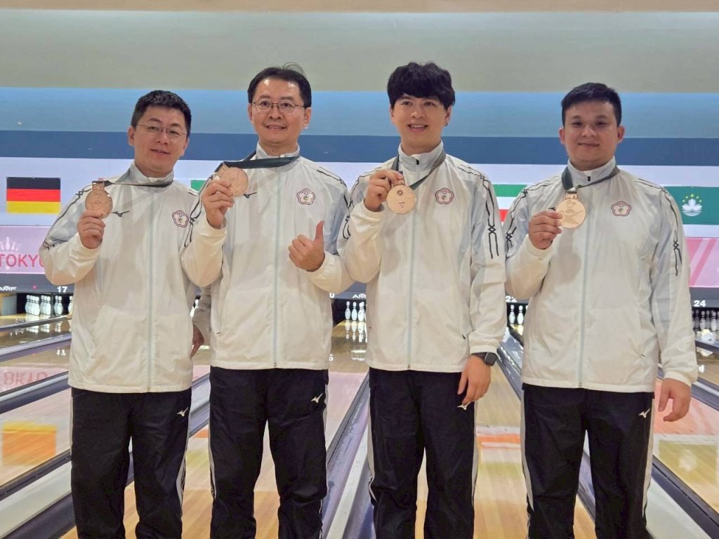 臺南市保齡球好手盧泰安勇奪達福林匹克男子團體賽銅牌 為臺南再添國際體壇榮耀
