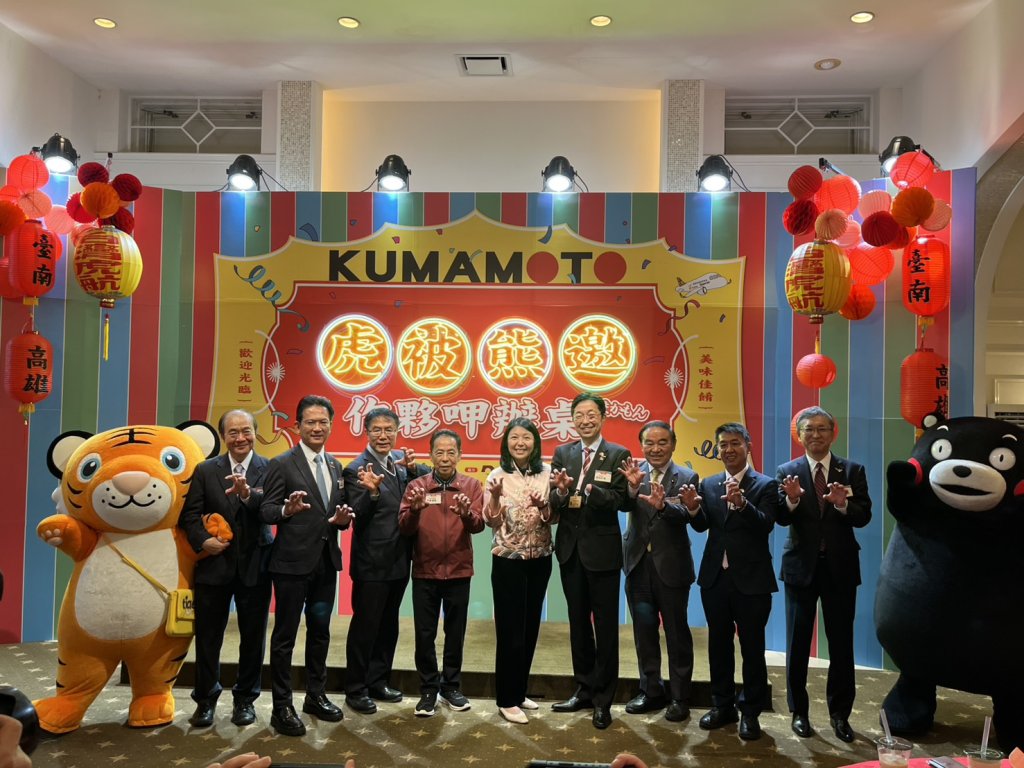 臺南熊本正式直飛   黃偉哲首航出擊推觀光外交