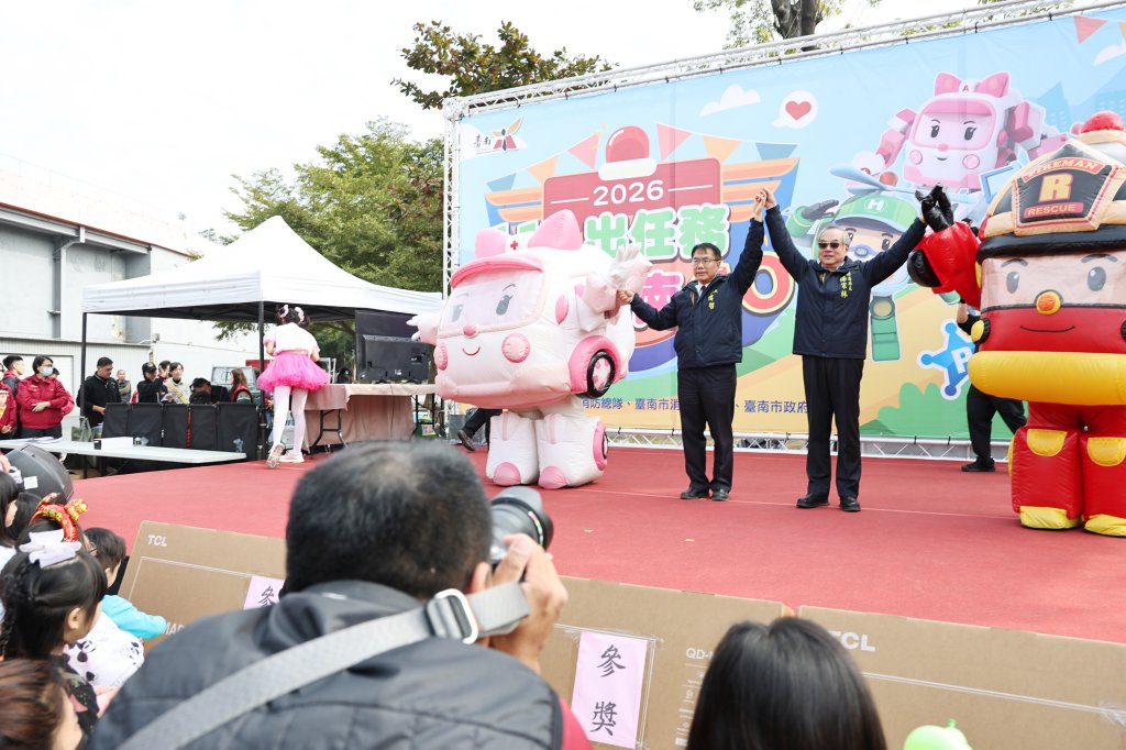 台南防火總動員！「119出任務」擴大宣導   黃偉哲邀全民一起來