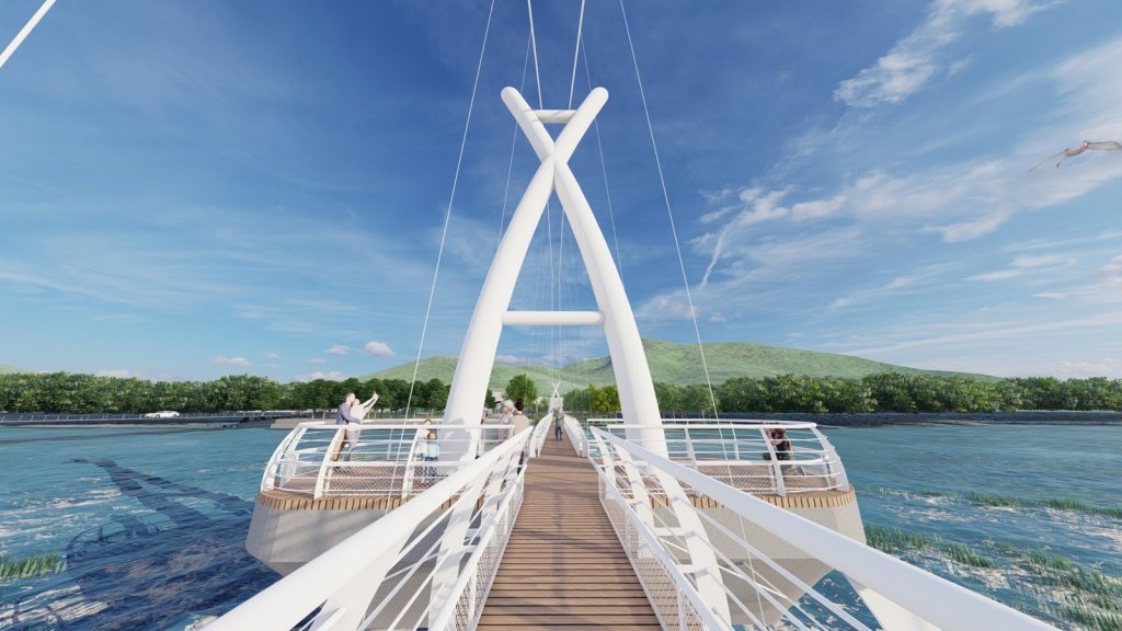 打造南端觀光新亮點   港口吊橋重建串聯恆春半島旅遊