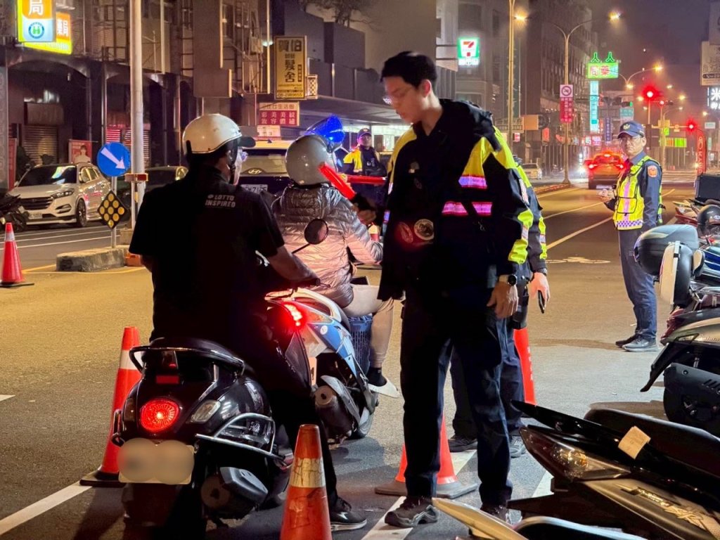春節團圓平安行 南市警嚴查酒駕