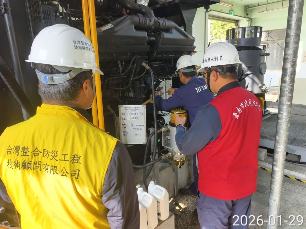 梅雨季來臨 南市啟動抽水站年度大保養工作