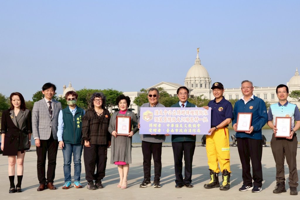公益再升級！強友會捐消防設備提升臺南救災量能