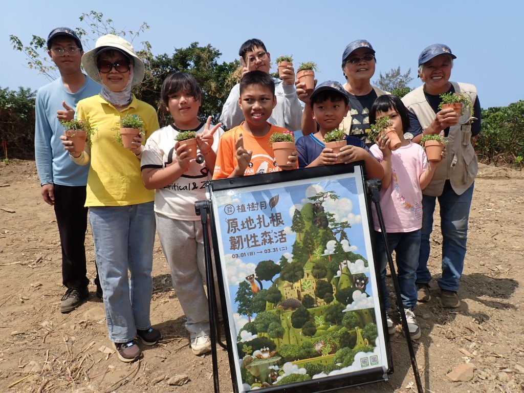 植樹月串聯森林與濕地　屏東打造韌性生態綠網守護草鴞棲地