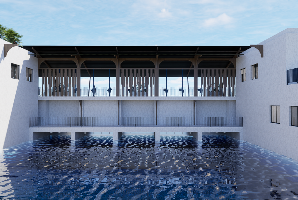 強化沿海防護！土城仔排水防潮閘門啟動　改善倒灌風險