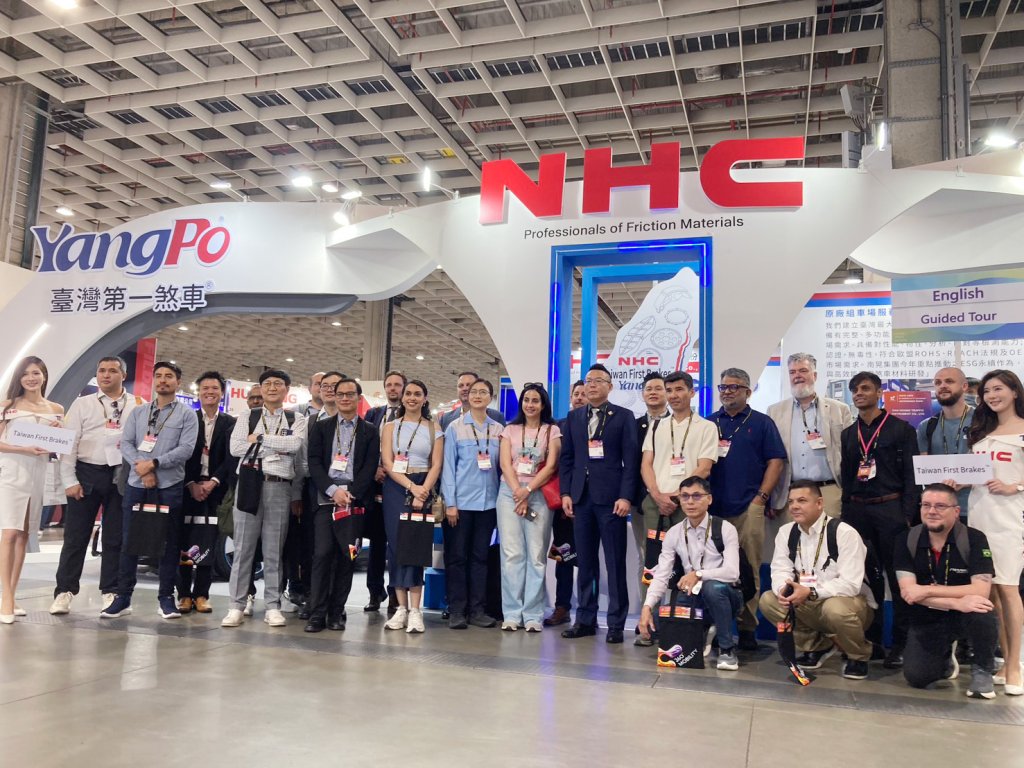南晃交通器材亮相臺北AMPA展 鄭丞焜領軍打造「臺灣第一煞車」展現國際級製造實力