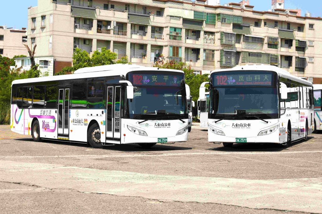 台南都會公車102路「崑山科大－安平」4/22上線營運 