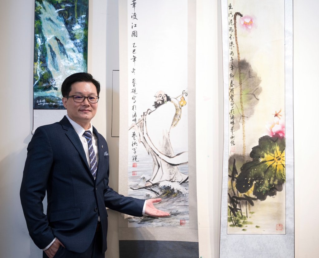 台灣藝術家揚名日本國際書畫展 徐健麟獲福岡教育委員會賞