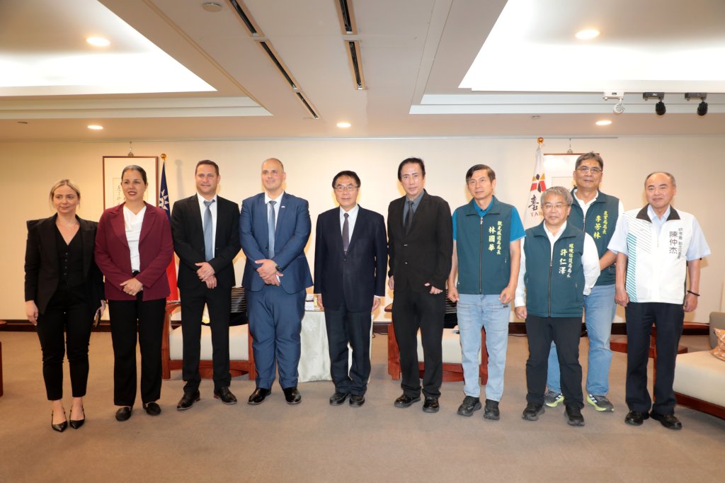 以色列市長訪團拜會臺南 交流智慧與綠色城市治理經驗