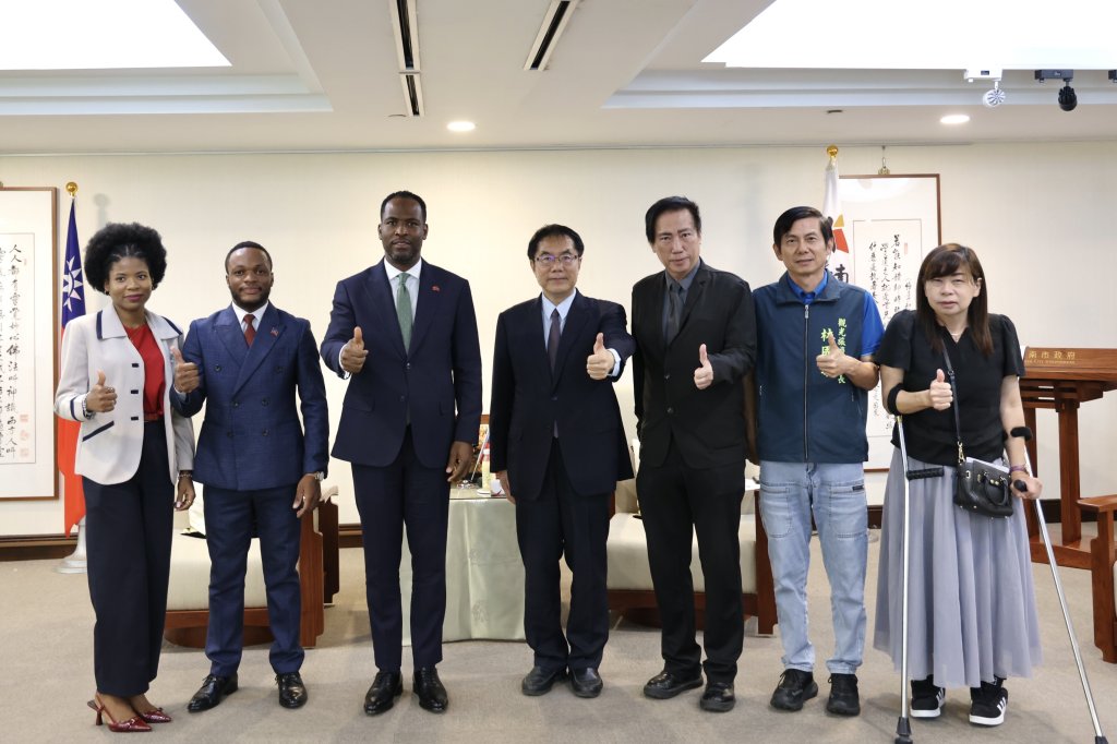 海地駐台大使潘恩首次訪台南 深化台海邦誼與城市交流