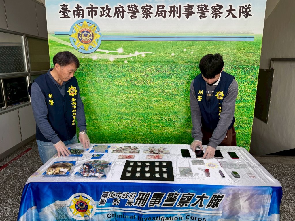 強力防制毒駕 南市刑大緝獲藥頭及可製萬顆喪屍菸彈依托咪酯粉末