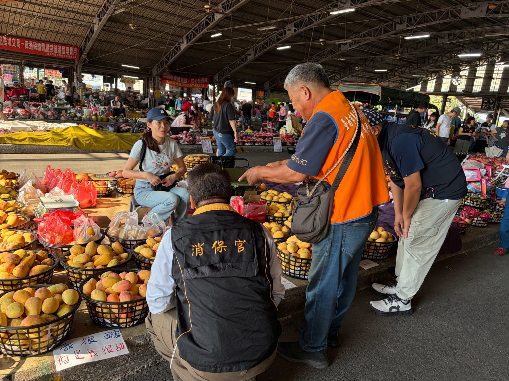 從產地到餐桌嚴格把關　南市府啟動芒果專案稽查迎端午
