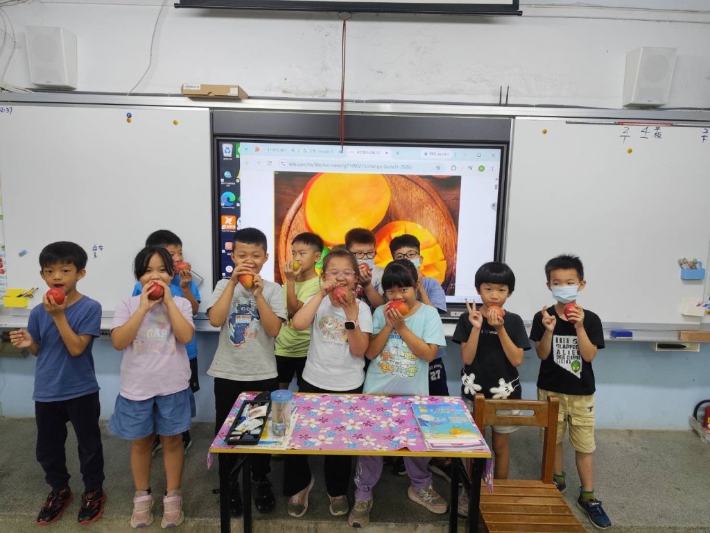 紅寶石「愛文芒果」進校園 臺南學校午餐推在地食材落實食農教育