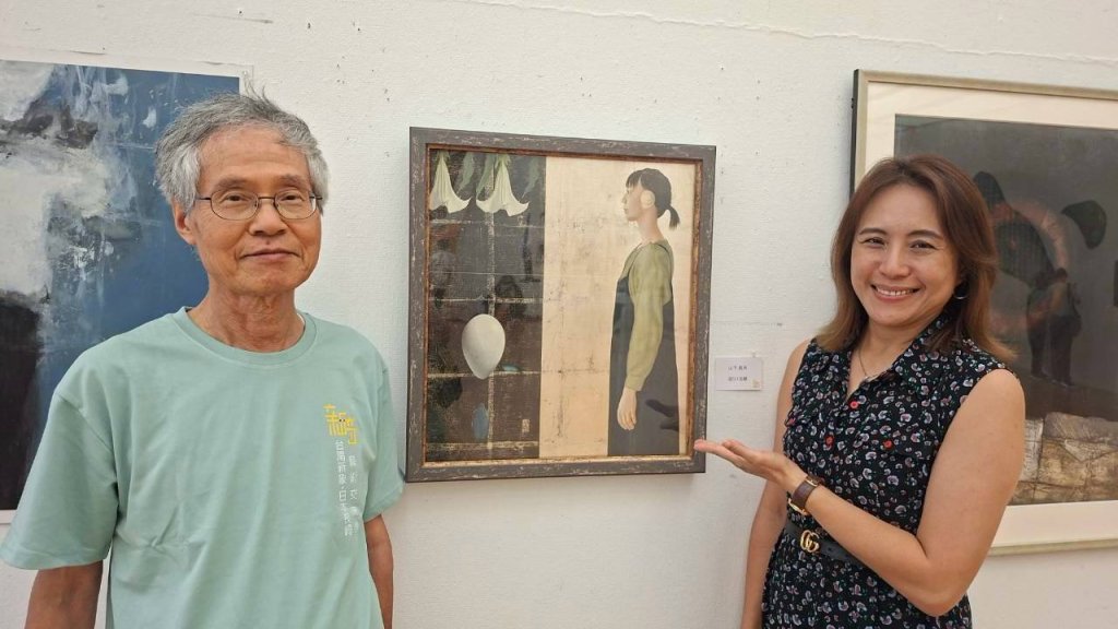 「長崎台南交流美術展」長崎市長親臨致意化解風波 郭貞慧：和平不分彼 台日為不可或缺的夥伴