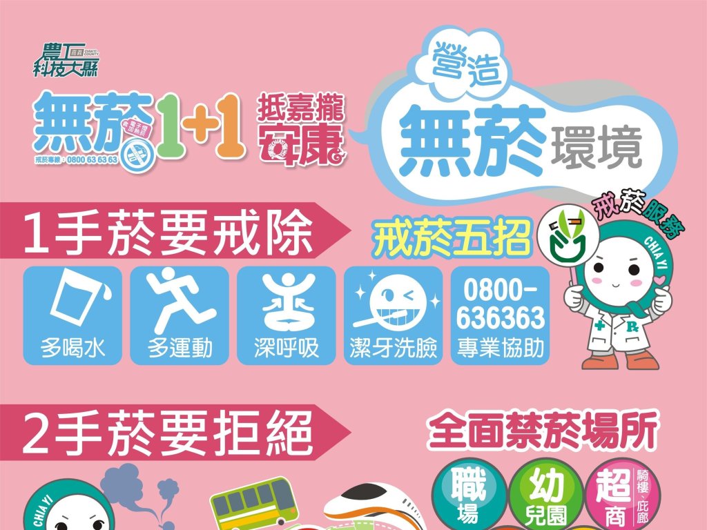 嘉義縣衛生局推動戒菸宣導<大和傳媒>