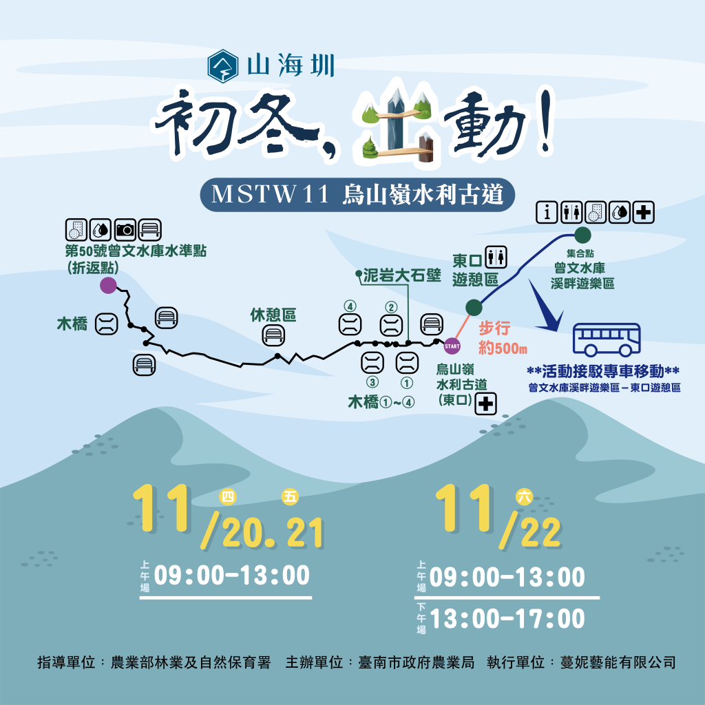 「初冬，出動！」烏山嶺水利古道健行活動開放報名<大和傳媒>