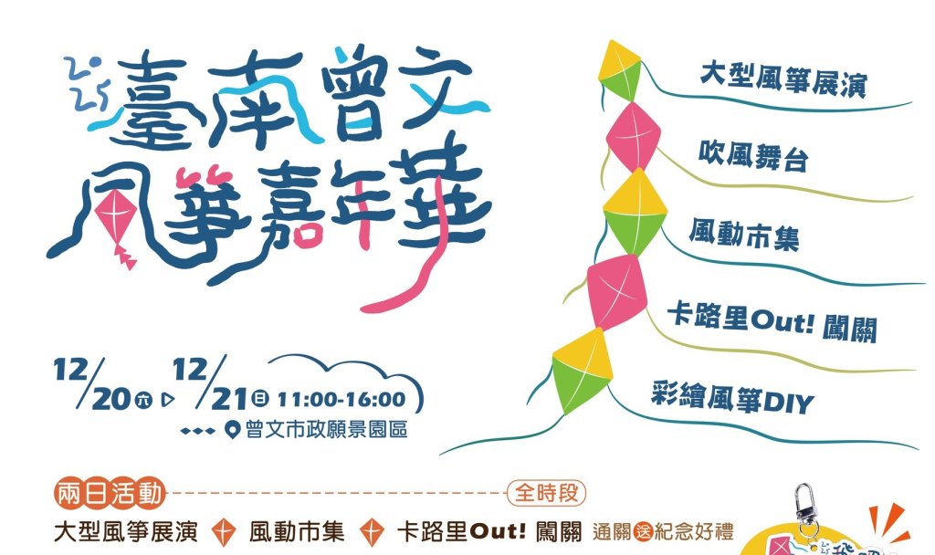 風箏翱翔迎聖誕　2025曾文風箏嘉年華本週末繽紛登場<大和傳媒>