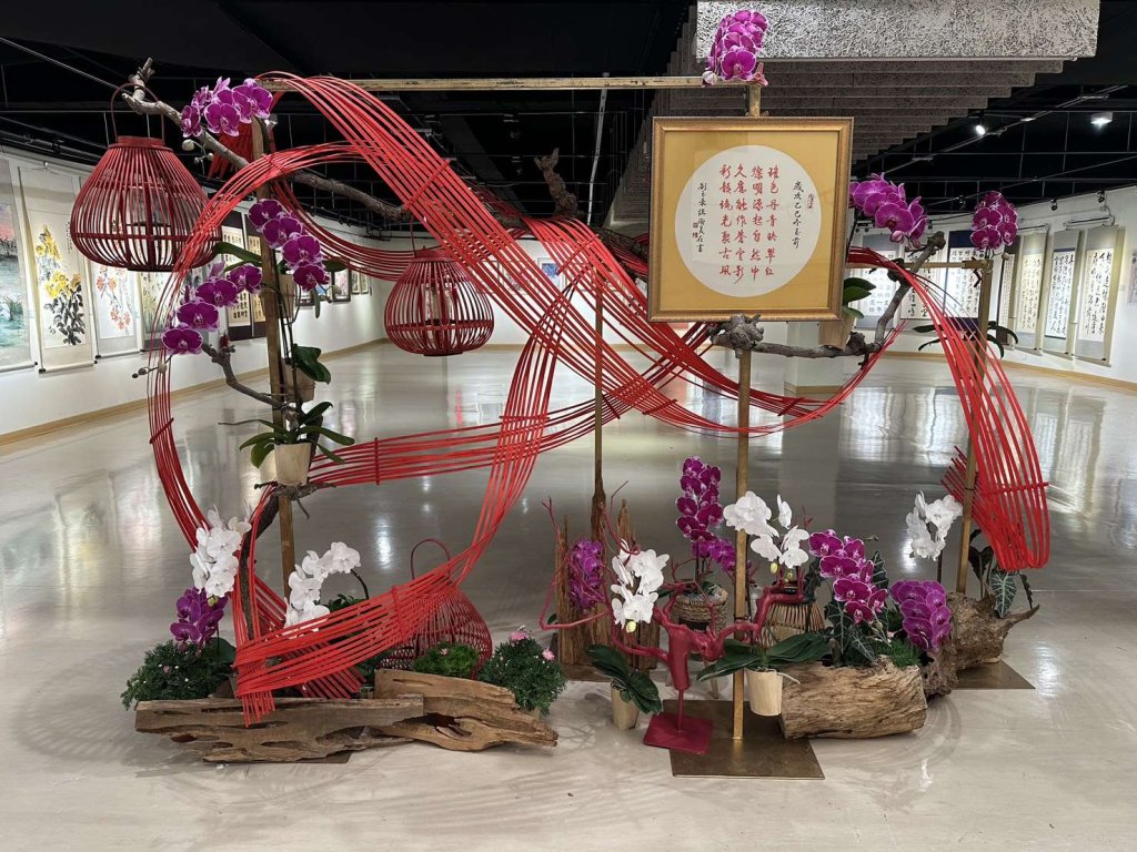 璀璨久彩書畫展12/18-30文化觀光處展覽館二樓展出<大和傳媒>