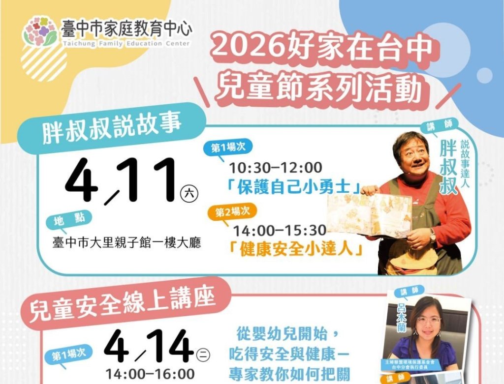 最熱血的兒童節！中市家庭教育中心推兒童安全系列課程 超萌「小小防災英雄」勇闖921園區<大和傳媒>