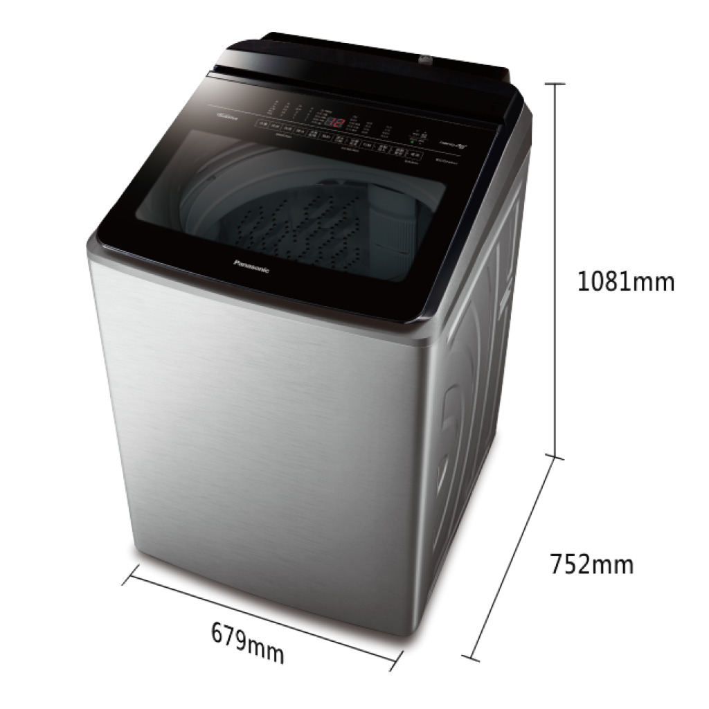 【國際PANASONIC】智能聯網變頻直立溫水洗衣機 NA-V220NMS-S