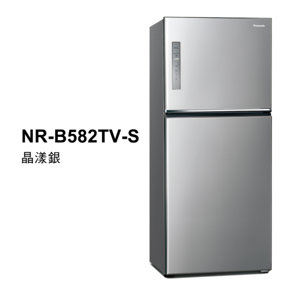 【國際PANASONIC】ECONAVI無邊框鋼板雙門電冰箱 NR-B582TV