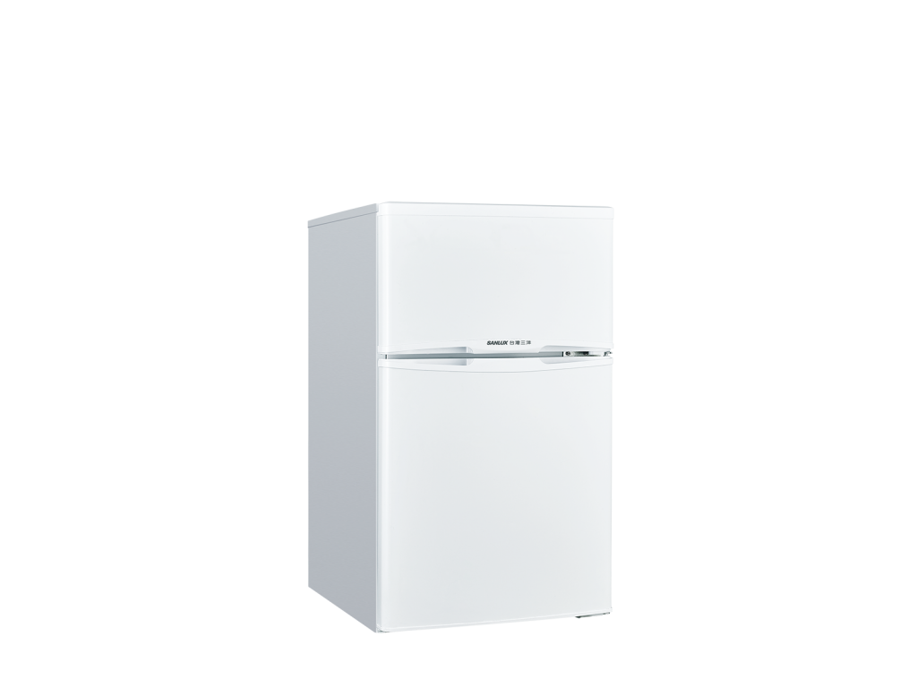 【三洋SANLUX】定頻雙門節電小冰箱 SR-C102B1