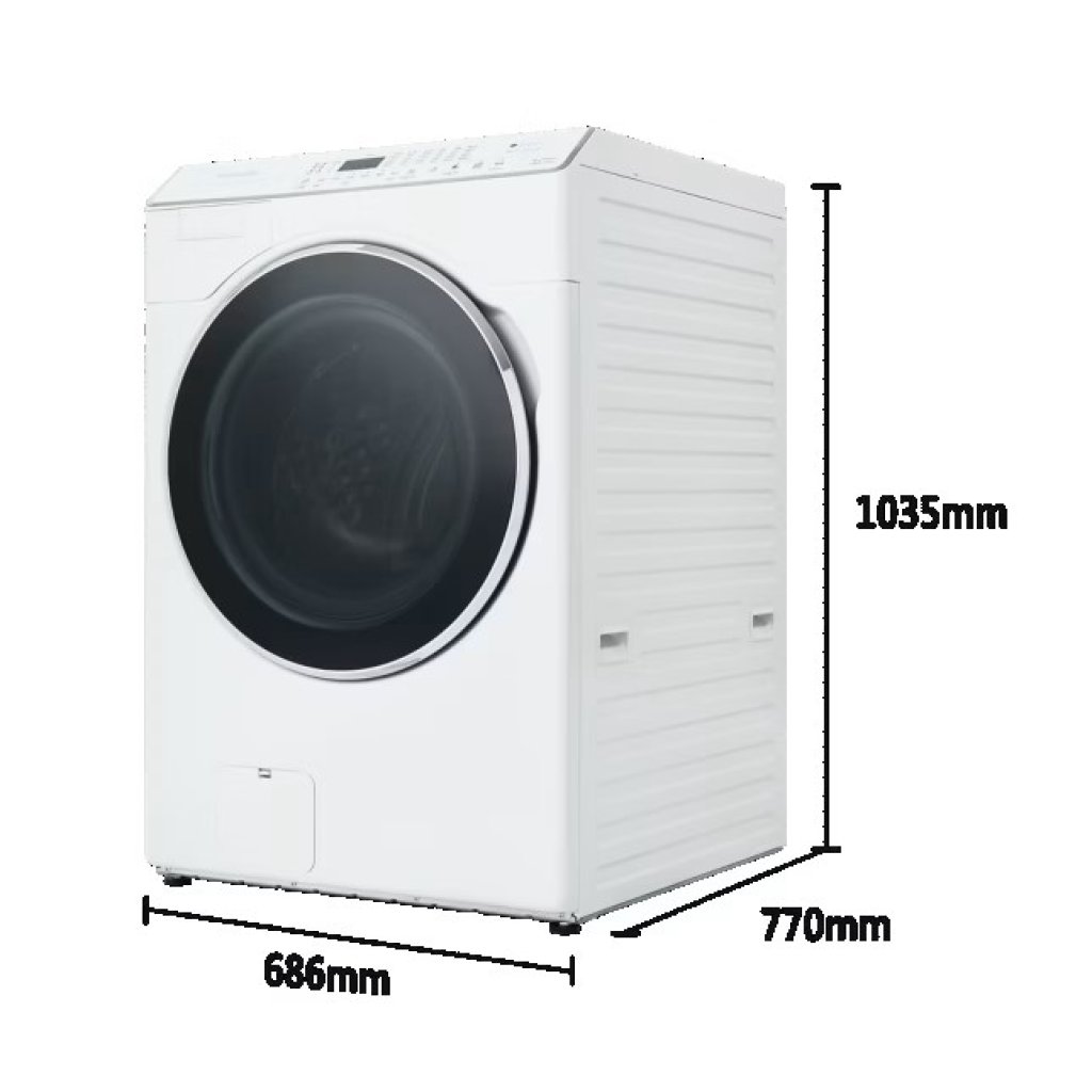 【國際PANASONIC】智慧聯網系列 溫水滾筒洗衣機 NA-V190RDH-W/S