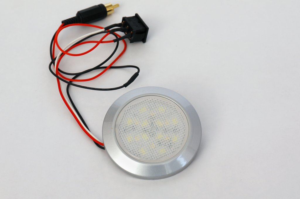 J-056LED-12-Silver Grey Mini Down Light (Available with 6 Coloured LEDs)