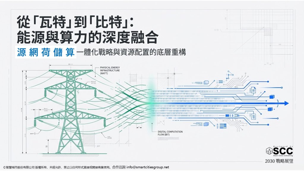從瓦特到比特：解讀中國「源網荷儲算」一體化戰略 簡報