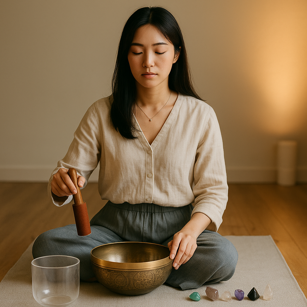 【水晶排列 × 心靈平衡課程】