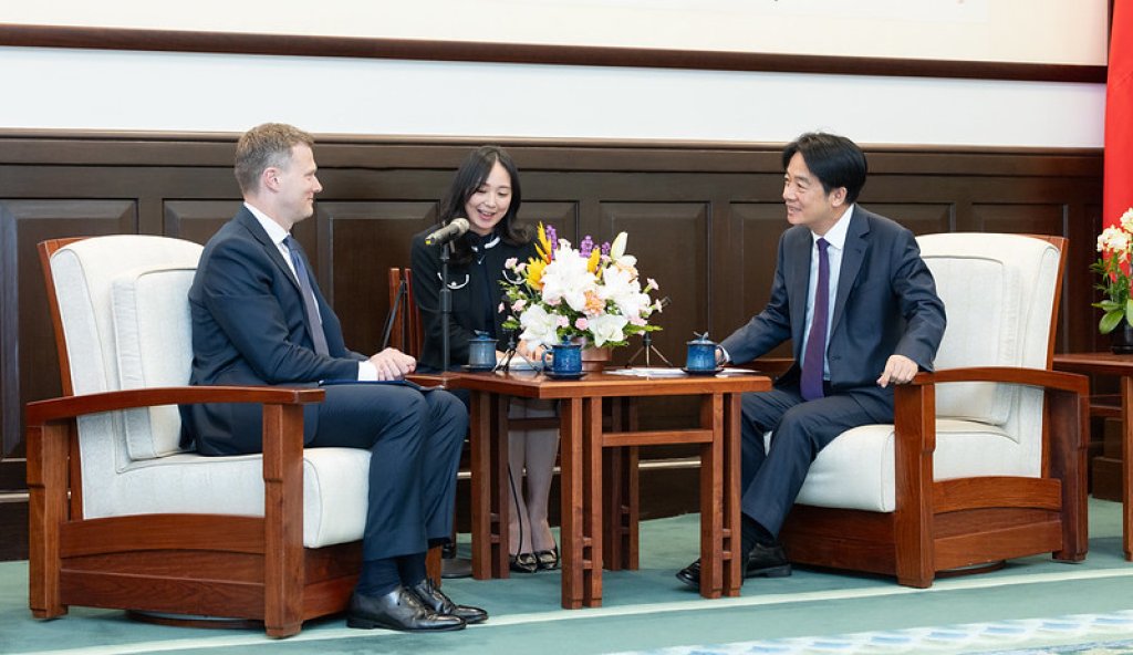 賴清德總統接見美國智庫「大西洋理事會」共和黨策士團