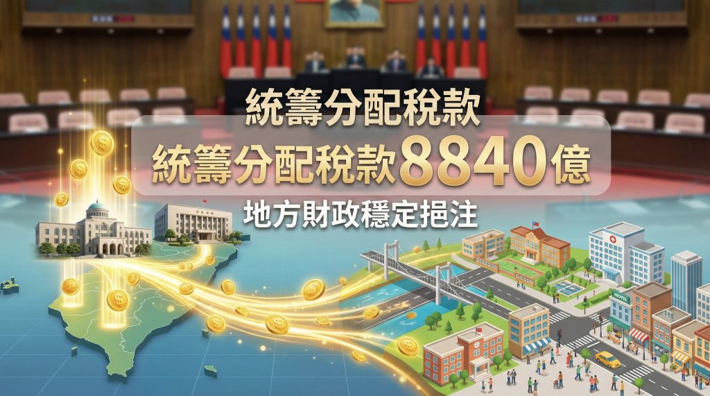 財長：明年統籌款8840億元撥地方 不受總預算審查影響