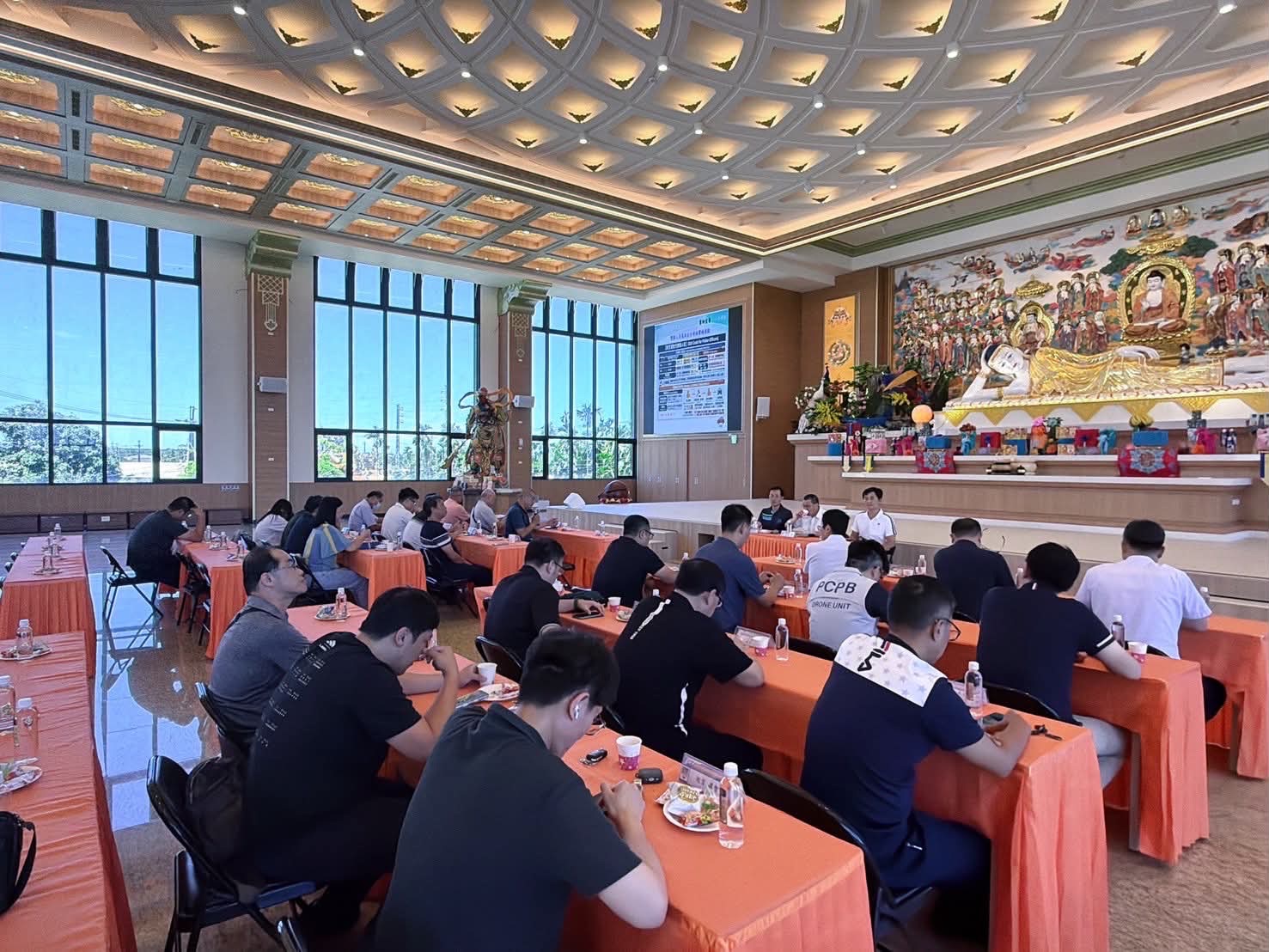 潮州分局參訪妙光禪寺辦戶外聯合勤教 深化警民交流攜手守護地方安全