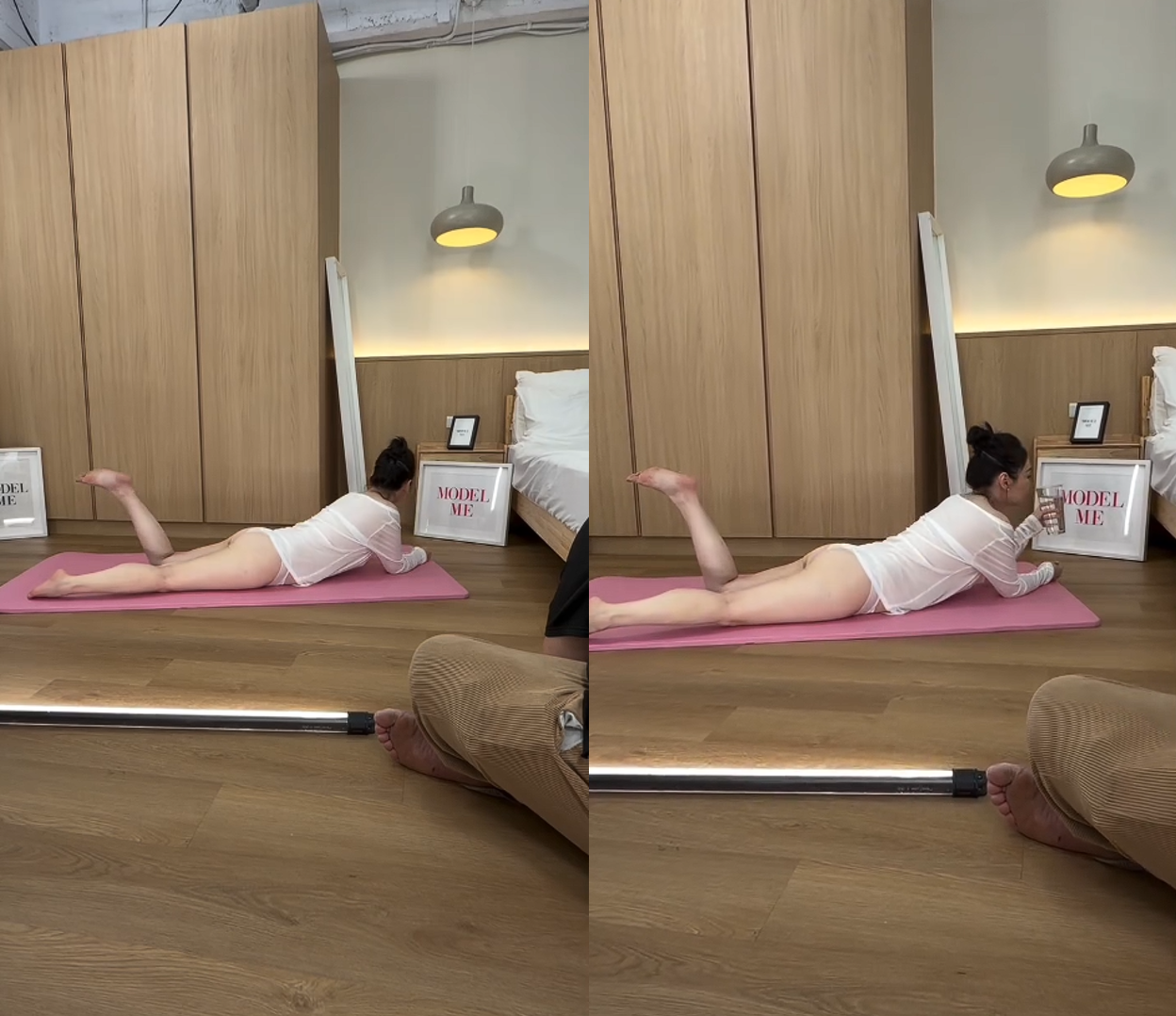 王俐人拍寫真，嘗試平常不會穿的服裝風格。（圖／翻攝王俐人IG）