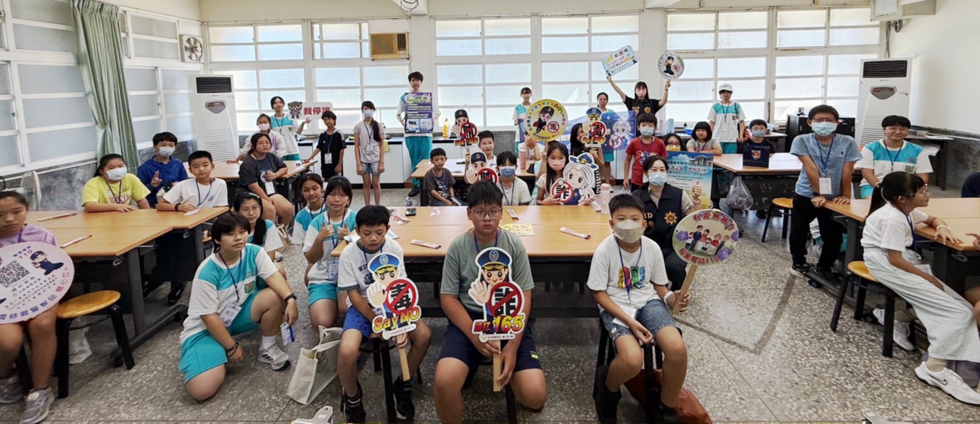 創意科學營結合犯罪預防!北港警青春專案啟動 闖關學反毒、防詐守護暑假安全