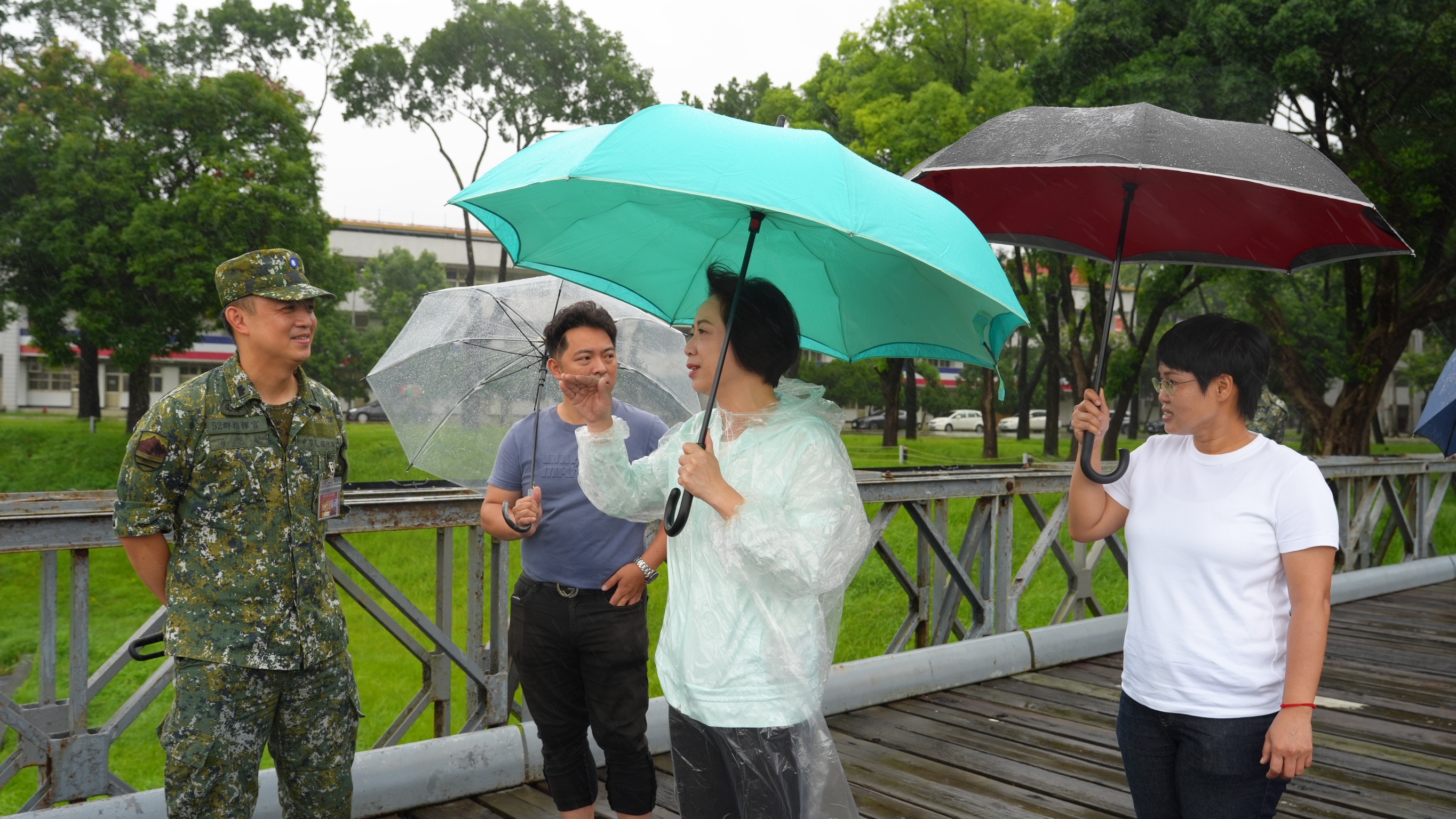 巴威颱風挾豪雨襲台中!何欣純視察太平滯洪池 籲強化防洪整備提升城市韌性