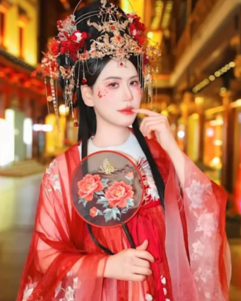 圭賢的網紅妝扮相十分美豔。(圖/翻攝圭賢YouTube)